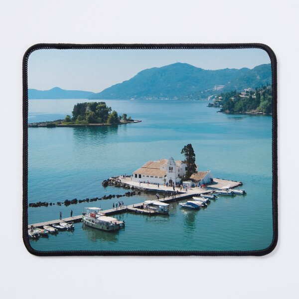 Item preview, The Holy Monastery of Panagia Vlacherna - Kerkyra Greece designed and sold by DRONY.