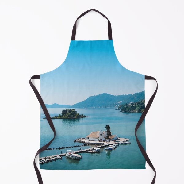 Item preview, The Holy Monastery of Panagia Vlacherna - Kerkyra Greece designed and sold by DRONY.