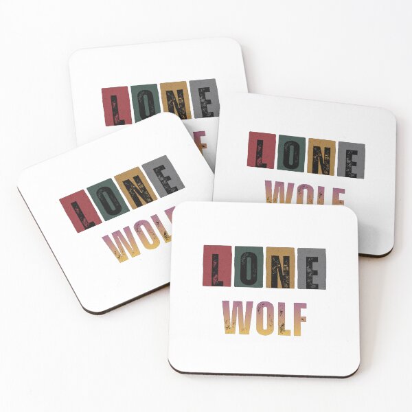 Item preview, LONE WOLF T-Shirt | Independent Spirit Motivational Quote | Minimalist Animal Design designed and sold by MoodThread.