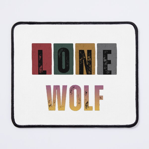 Item preview, LONE WOLF T-Shirt | Independent Spirit Motivational Quote | Minimalist Animal Design designed and sold by MoodThread.