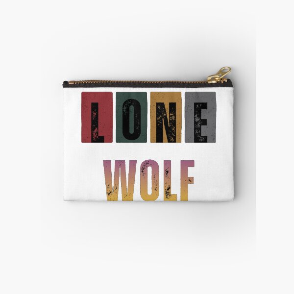 Item preview, LONE WOLF T-Shirt | Independent Spirit Motivational Quote | Minimalist Animal Design designed and sold by MoodThread.
