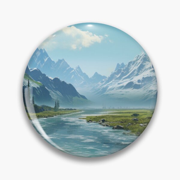 Item preview, Dragon Mountain Big River Art designed and sold by GrinGalore.