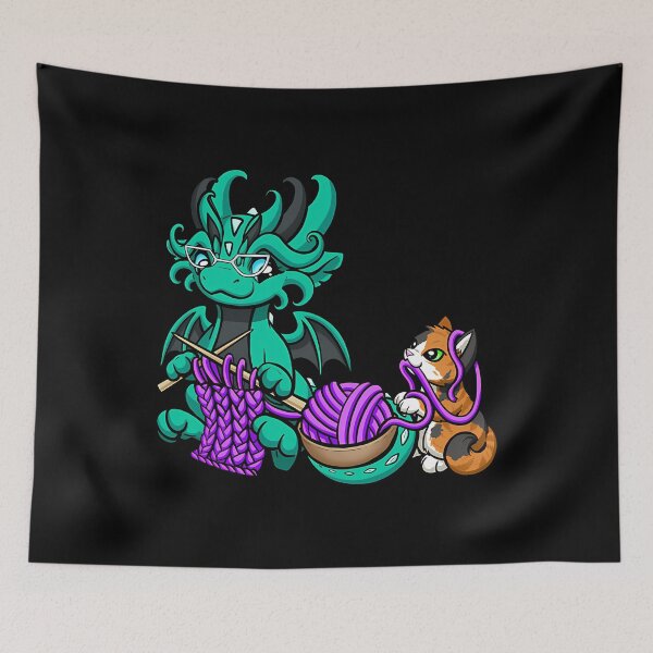 Item preview, Knitting Dragon designed and sold by EdithKelly1.