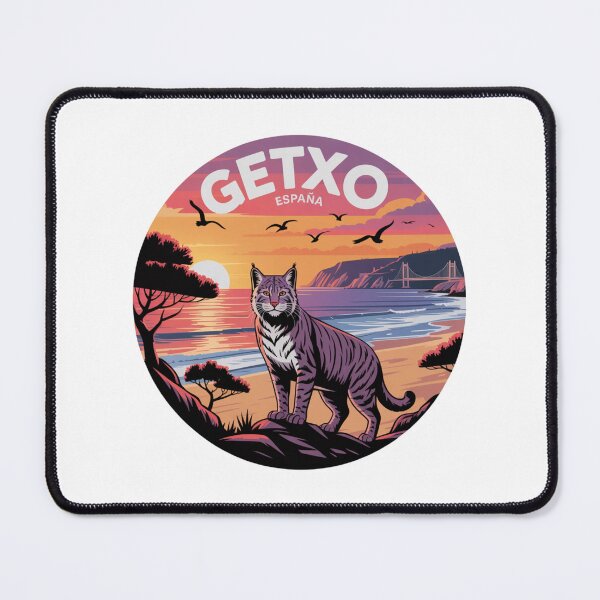 Item preview, Getxo España - Gato Montés - Sunset Vector Illustration designed and sold by CircinusStore.