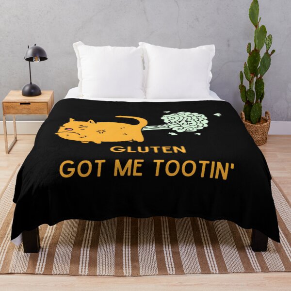 Item preview, Gluten Got Me Tootin’ Cat designed and sold by uweosddm60.