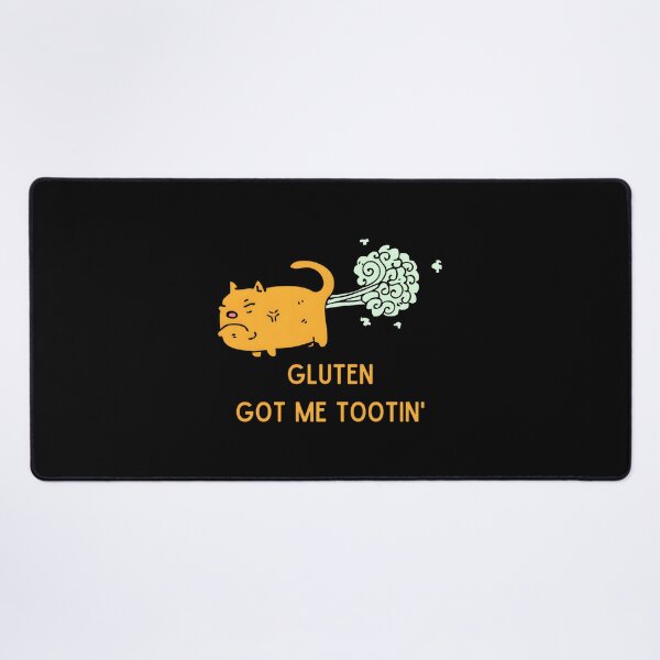 Item preview, Gluten Got Me Tootin’ Cat designed and sold by uweosddm60.
