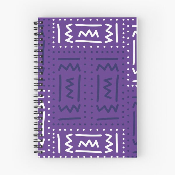 Item preview, Purple Bogolan pattern designed and sold by Wolagno.