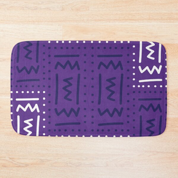 Item preview, Purple Bogolan pattern designed and sold by Wolagno.