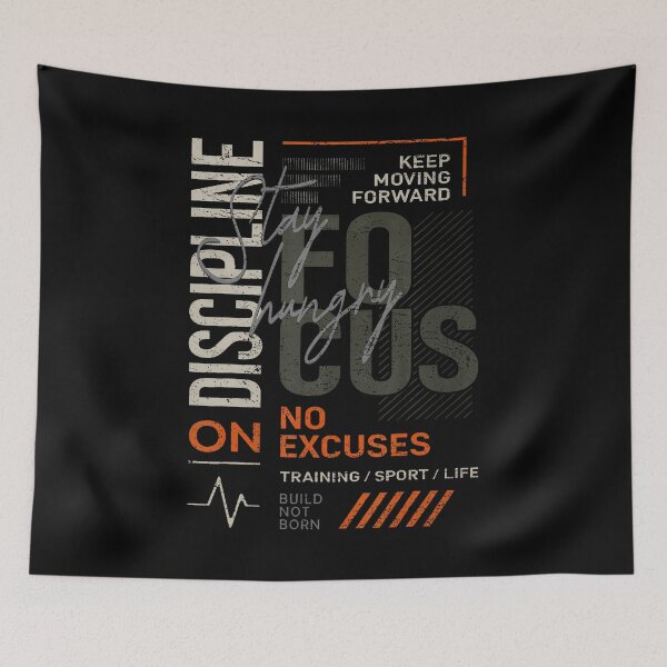 Item preview, Y2K Fitness Quote Gym Training Discipline Yoga Sport Workout designed and sold by KelseyYasuko.