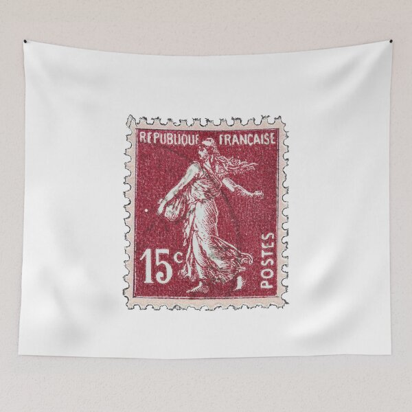 Item preview, Republique Francaise Red 15c Postage Stamp designed and sold by red-amber65.