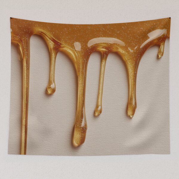 Item preview, Honey dripping on white surface designed and sold by anytka.