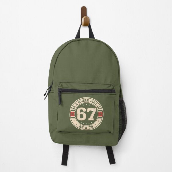 Item preview, In a World Full of 67 Be a 76 – Retro Patriot Emblem Design designed and sold by SaritaVerseArt.
