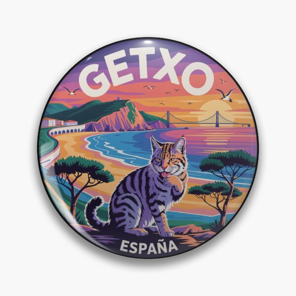 Item preview, Getxo España - Gato Montés - Sunset Style designed and sold by CircinusStore.