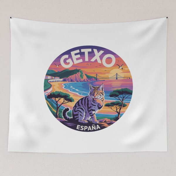 Item preview, Getxo España - Gato Montés - Sunset Style designed and sold by CircinusStore.