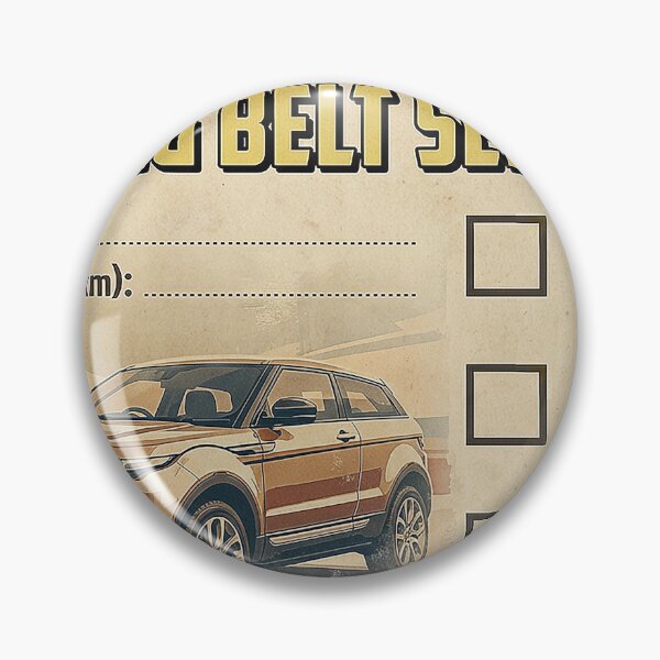 Item preview, Timing Belt Service Sticker - Range Rover Edition designed and sold by maksympatyk.