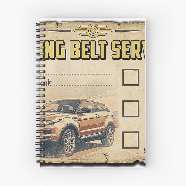 Item preview, Timing Belt Service Sticker - Range Rover Edition designed and sold by maksympatyk.
