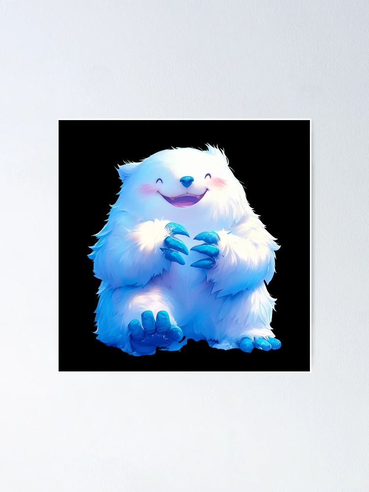 Thumbnail 1 of 3, Poster, Cute Yeti designed and sold by PatternFly.