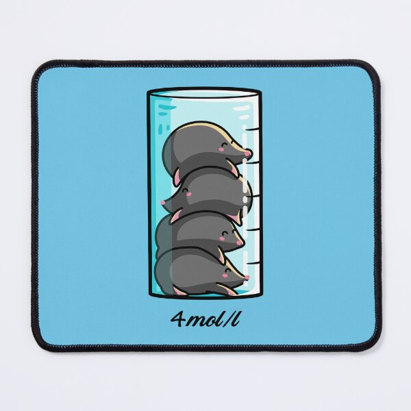 Item preview, 4 Moles Per Litre Chemistry Science Joke designed and sold by Flaming Imp.