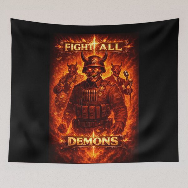 Item preview, Fight all demons designed and sold by Master-Chris.