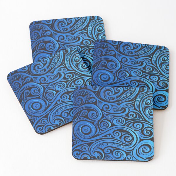 Item preview, New Zealand Māori Paua Pattern Koru Design 665 designed and sold by GrinGalore.