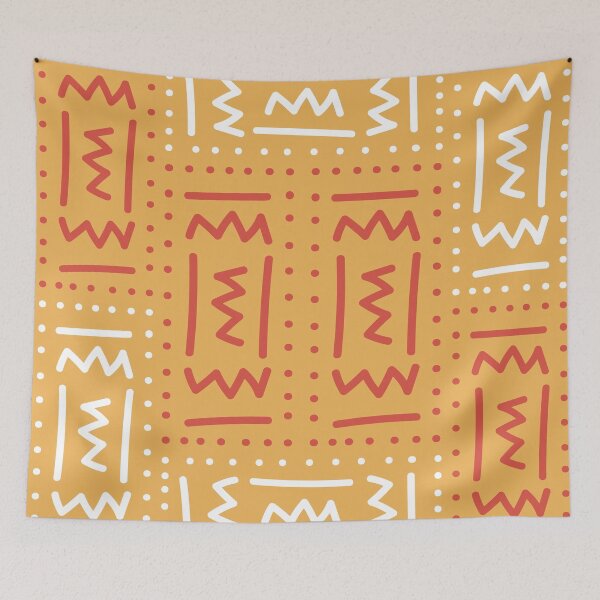 Item preview, African Bogolan pattern designed and sold by Wolagno.