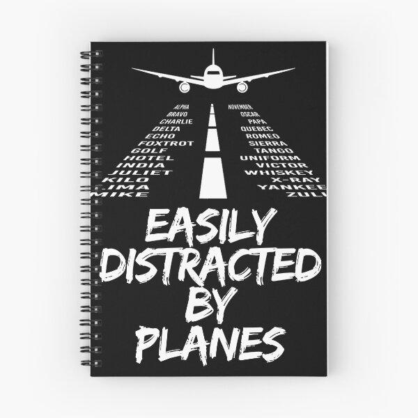 Item preview, easily distracted by planes designed and sold by HcReelnaClip.