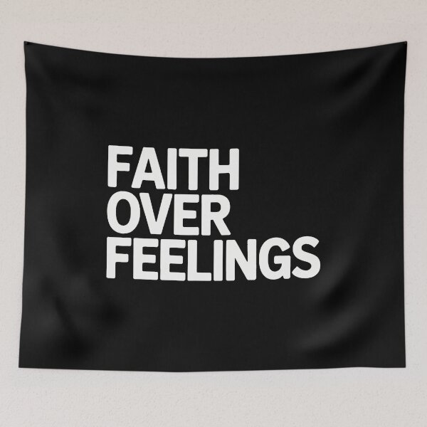 Item preview, Christian Belief Faith Over Feelings Devotion designed and sold by KelseyYasuko.