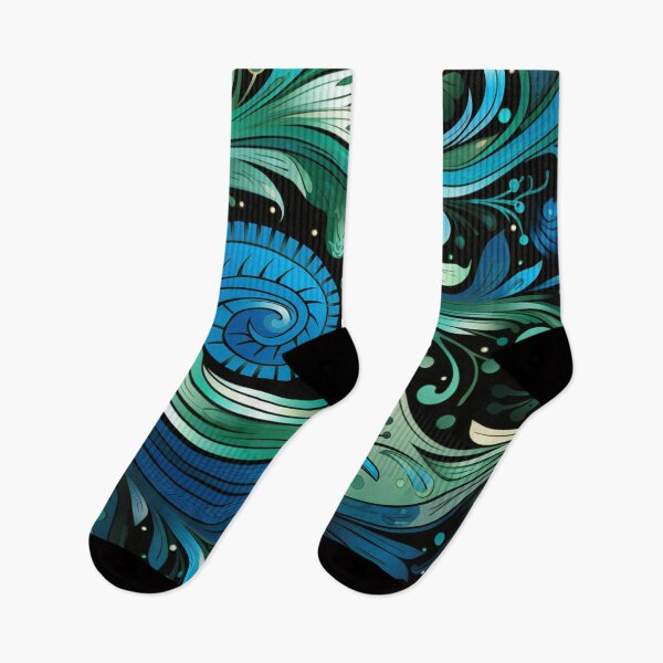 Item preview, New Zealand Māori Paua Pattern Koru Design 666 designed and sold by GrinGalore.