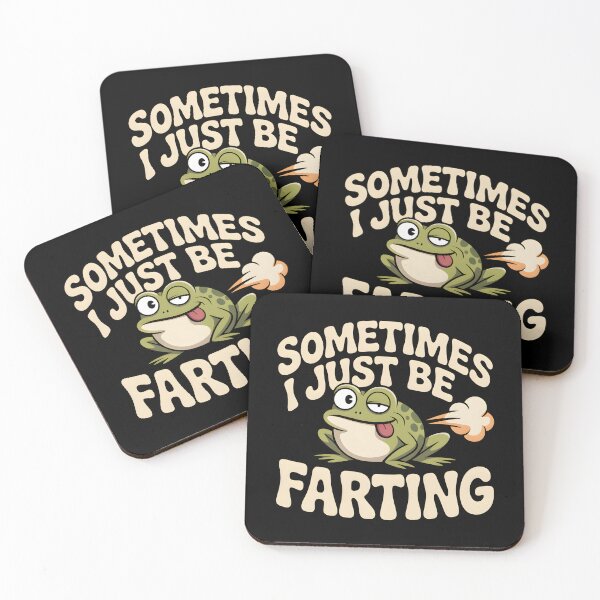 Item preview, Sometimes I Just Be Farting Funny Vintage Frog - This funny design is for people with a good sense of humor who love absurd jokes and vintage style. designed and sold by ZyziowskyArt.