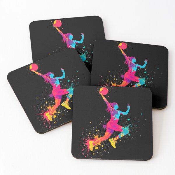 Item preview, Colorful Graffiti Basketball Girl Player Slam Dunk Fan Hoops designed and sold by MindyMarianela.