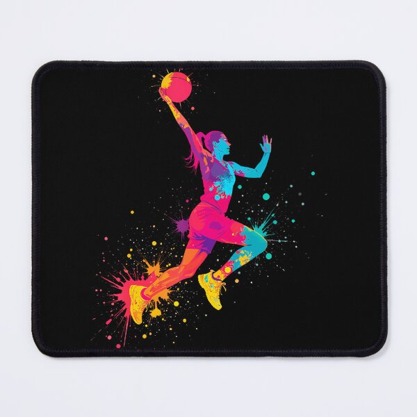 Item preview, Colorful Graffiti Basketball Girl Player Slam Dunk Fan Hoops designed and sold by MindyMarianela.