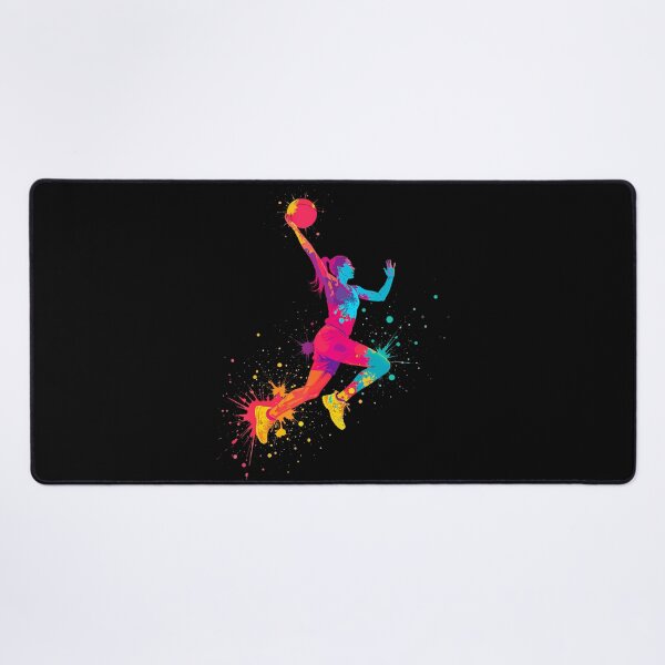 Item preview, Colorful Graffiti Basketball Girl Player Slam Dunk Fan Hoops designed and sold by MindyMarianela.