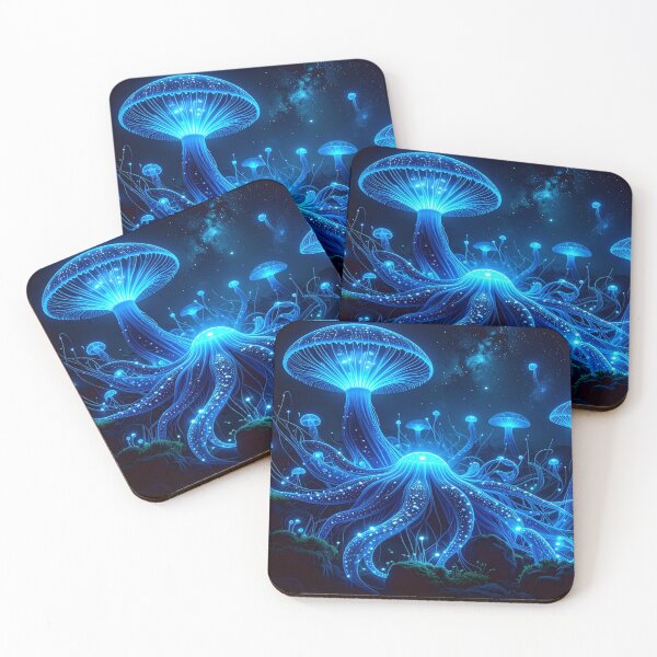 Item preview, Bioluminescent Mushrooms designed and sold by TheRandomverse.