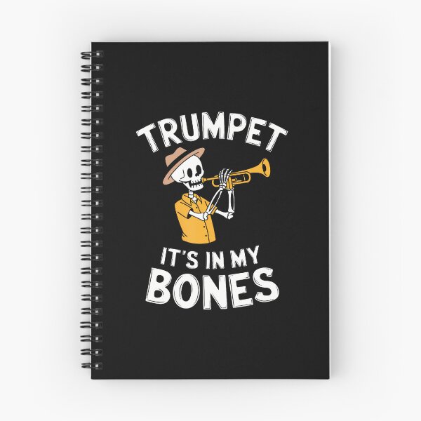 Item preview, Funny Trumpeter Skeleton Playing Trumpet designed and sold by JanieLucia.