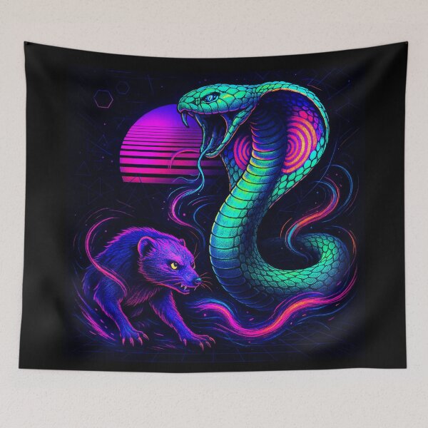 Item preview, THE COBRA-MONGOOSE: ULTRAVIOLET CONFRONTATION designed and sold by CleverCulture.