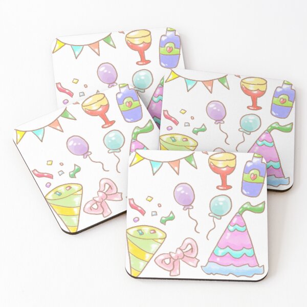 Item preview, Set of celebration, festival or party pastel elements designed and sold by aenythin9.