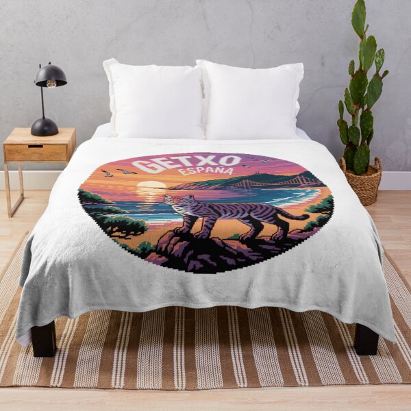 Item preview, Getxo España - Gato Montés - Pixel Art designed and sold by CircinusStore.