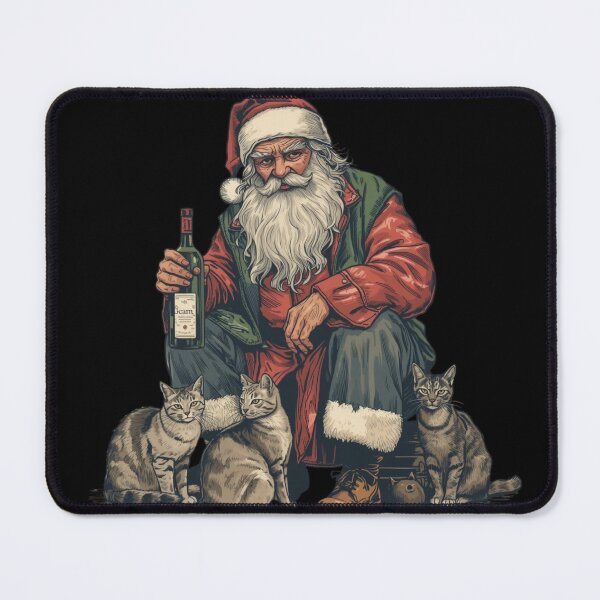 Item preview, Homeless Santa Claus, Vintage retro Illustration designed and sold by diulid.