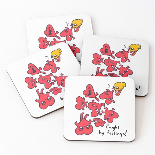 Item preview, Silly Heart Squad with Cute Yellow Bird designed and sold by Mason-Pride.