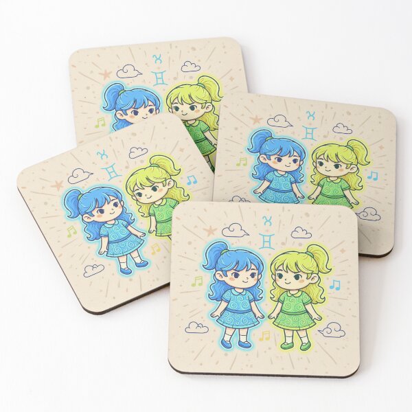 Item preview, Gemini Zodiac Art – The Twin Constellation Design designed and sold by Live_With_Suzy.