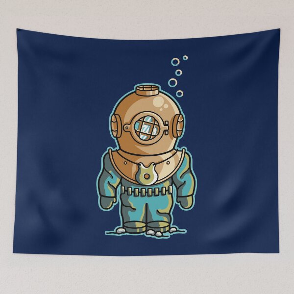 Item preview, Cute Deep Sea Diver designed and sold by Flaming Imp.