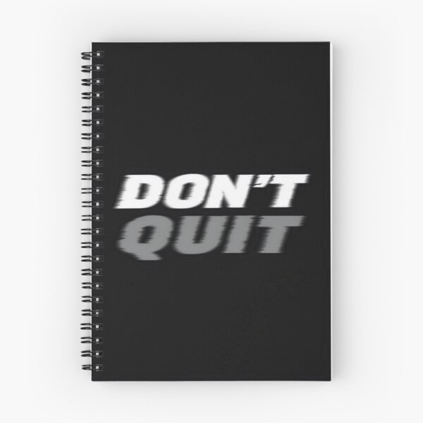 Item preview, Don't Quit Motivational Quote Design – High-Impact Typography for Workout, Success, and Daily Drive designed and sold by Bright Nest Studio.