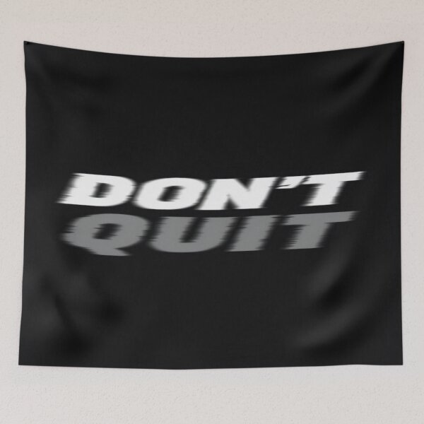 Item preview, Don't Quit Motivational Quote Design – High-Impact Typography for Workout, Success, and Daily Drive designed and sold by Bright Nest Studio.