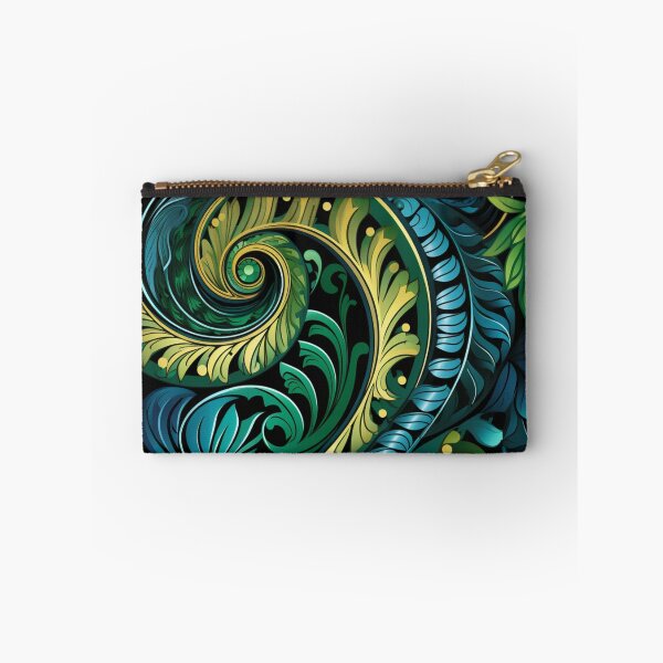 Item preview, New Zealand Māori Paua Pattern Koru Design 667 designed and sold by GrinGalore.