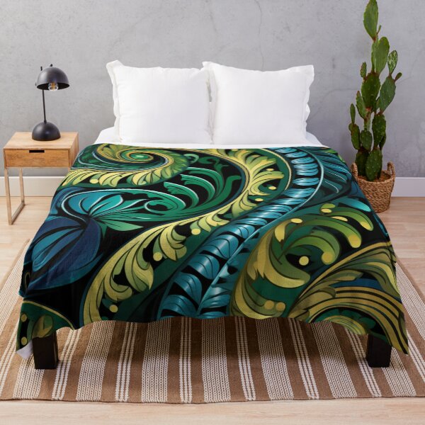 Item preview, New Zealand Māori Paua Pattern Koru Design 667 designed and sold by GrinGalore.