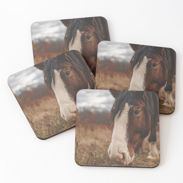 Item preview, Horse grazing in a grassy field designed and sold by anytka.
