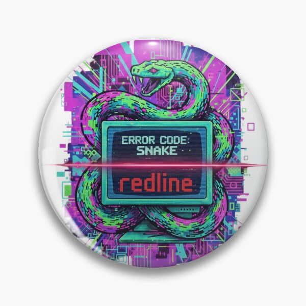 Item preview, Y2K Siber Yılan Tasarımı | Neon Glitch Hata Kodu | Retro 90lar Siberpunk Estetiği designed and sold by REDLN.