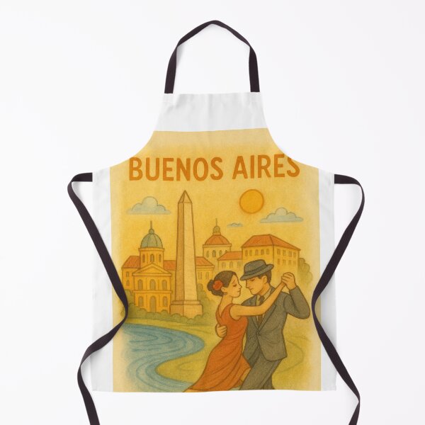 Item preview, Buenos Aires Dance Scene with Glowing Skyline designed and sold by MIArt Studio.