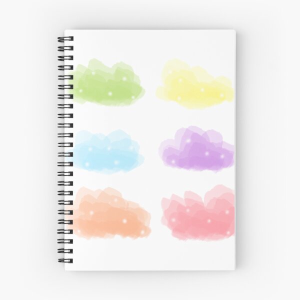 Item preview, Set of colorful pastel clouds designed and sold by aenythin9.