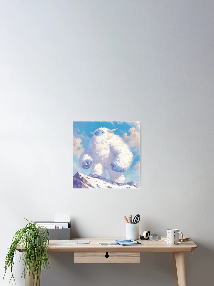 Thumbnail 2 of 3, Poster, Cute Yeti designed and sold by PatternFly.